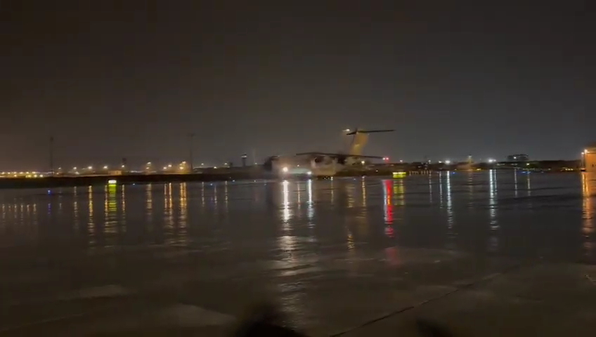 TSK’nın Hava Yardım Koridoru Gece Boyunca Çalıştı