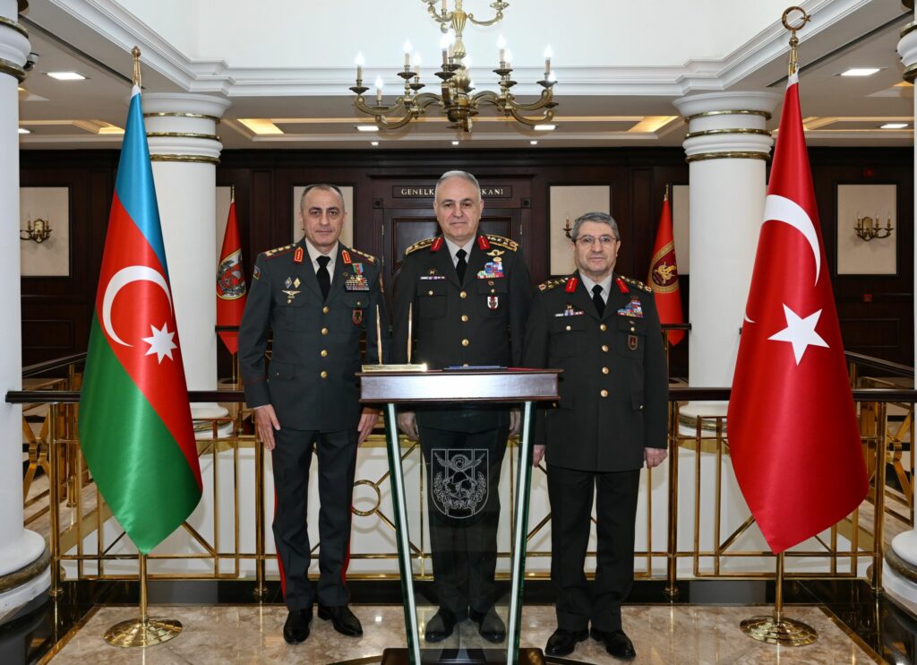 Azerbaycan Kara Kuvvetleri Komutanı Korg. Mirzeyev Genelkurmay Başkanı Org. Gürak’ı Ziyaret Etti