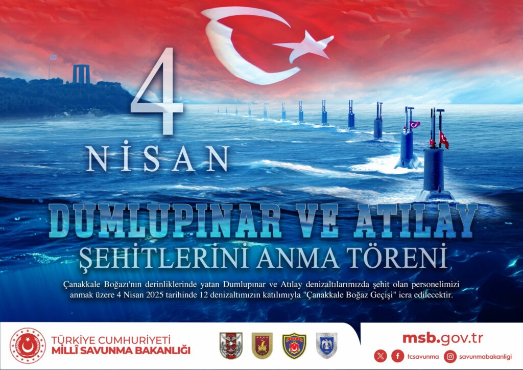 12 Denizaltı ile Çanakkale Boğaz Geçişi