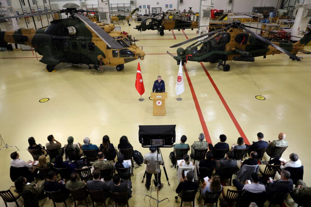KKK Envanterindeki Hava Araçlarının Rehabilitasyon Merkezi 5. Ana Bakım Fabrika Müdürlüğü Basın Bilgilendirme Toplantısına Ev Sahipliği Yaptı