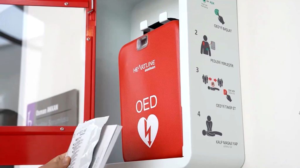 Ani Kalp Durmalarında hayat kurtaran ASELSAN HEARTLINE OED Hacettepe Üniversitesinde