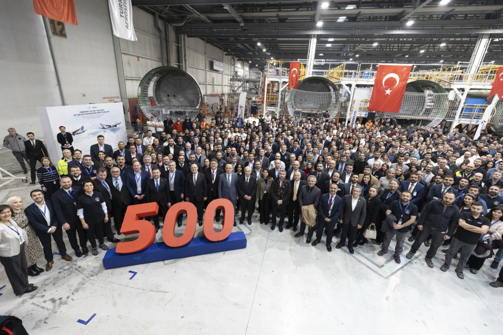 Dünyadaki 500 Airbus A320’de Türk Havacılık ve Uzay Sanayii TUSAŞ’ta Üretilen S18/19 Entegre SWIFT Gövde Bölümü Var
