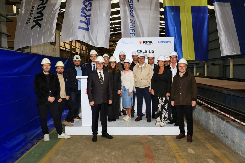 RMK Marine Tersanesinin Sac Kesimini Yaptığı Celsius, Deniz Taşımacılığında Daha Temiz Bir Gelecek için Yeni Standartlar Oluşturacak