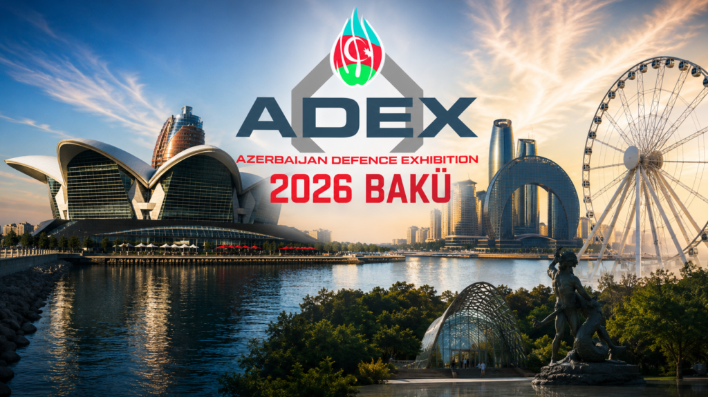 ADEX 2026 Azerbaycan Uluslararası Savunma Fuarı ile Securex Caspian İç Güvenlik, Emniyet ve Kurtarma Ekipmanları Fuarı 30 Eylül’de Kapılarını Açacak