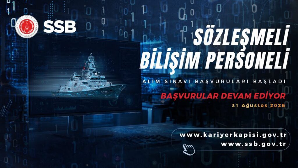 Savunma Sanayii Başkanlığı Bilişim Alanında 13 Farklı Pozisyonda Personel Alacak
